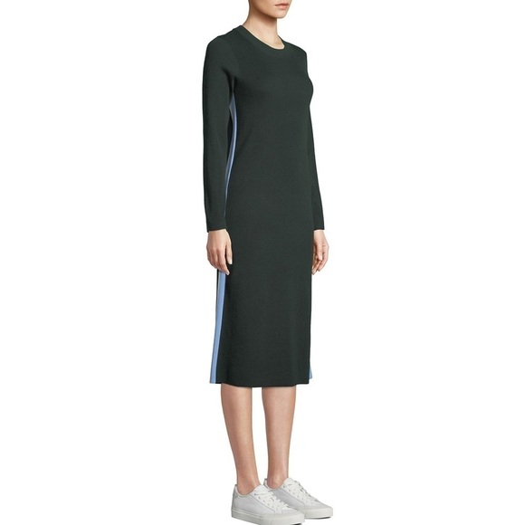 Tory Burch Sport Performance Double Stripe Cashmere Sweater Dress - Picture 1 of 12